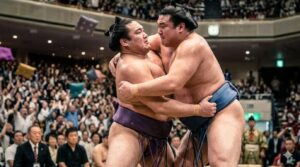 力比べ 寄りの場面